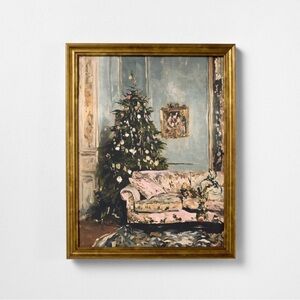 11x14 Moody Christmas Scene Framed Wall Art – Threshold Studio McGee